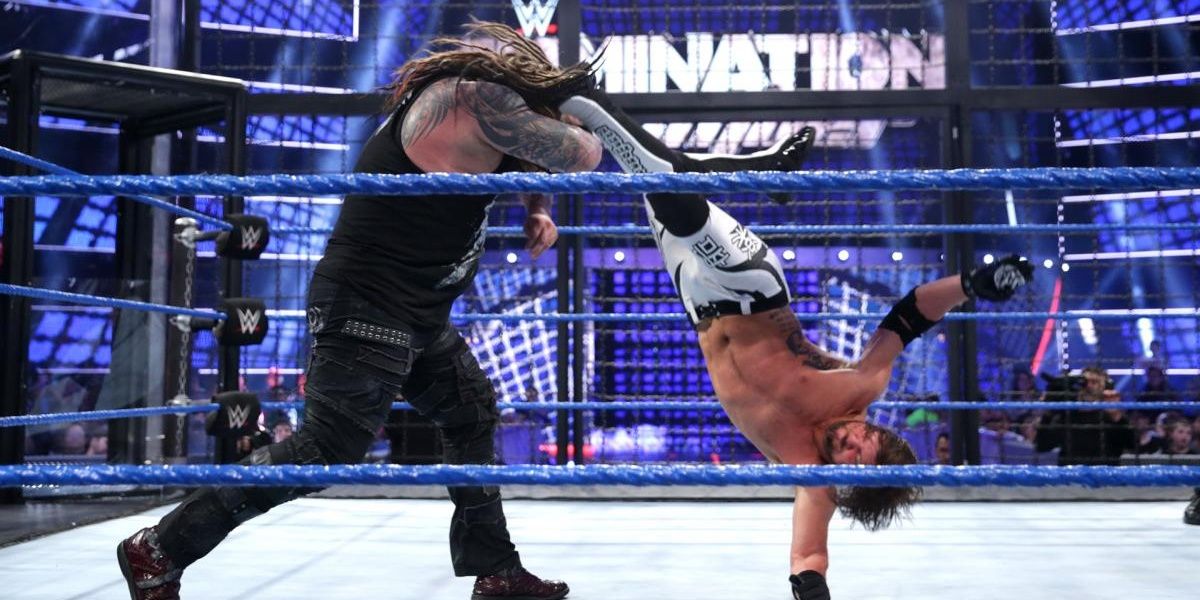AJ Styles: Пеле нокаутирует Брея Уайатта