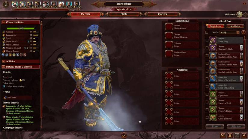 Boris Ursus tsar de Kislev - Warhammer - Jeux & Jouets Boris Ursus tsar de Kislev - Warhammer - Jeux & Jouets