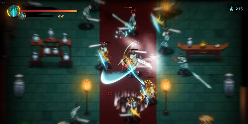 Warm Snow - Cutting up multiple enemies.