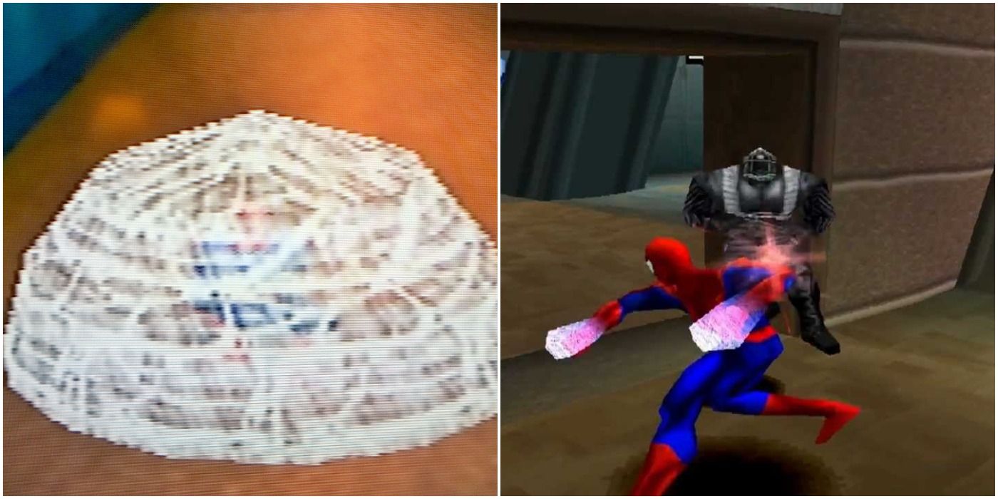 Web Dome and Web Gloves in Neversoft's Spider-Man