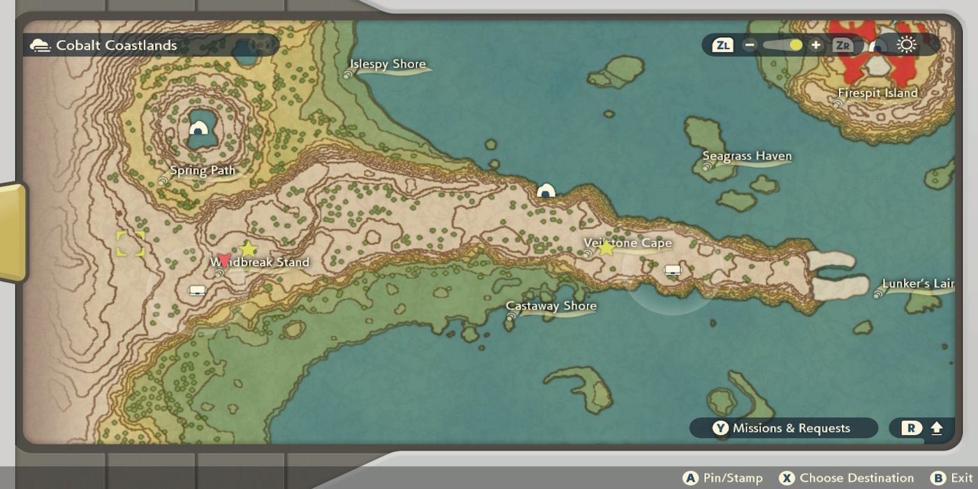 pokemon legends arceus cobalt coastlands map