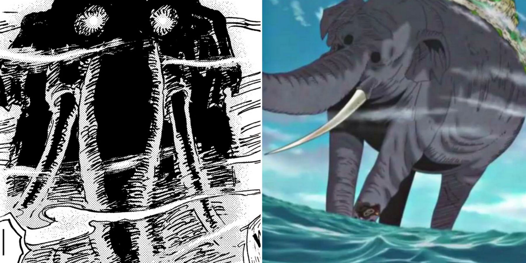 Shonen Jump on X: Happy World Elephant Day from the oldest known living  elephant in a manga, the mighty Zunesha from One Piece! Read it here:    / X