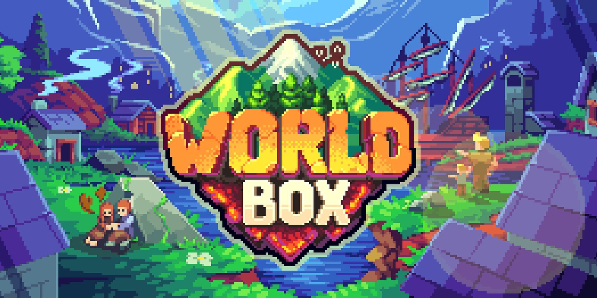 Logo and banner for Worldbox - God Simulator