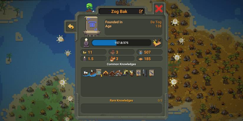 Culture screen in Worldbox - God Simulator