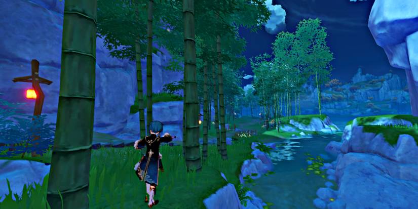 Xingqiu in Qingce Bamboo Forest