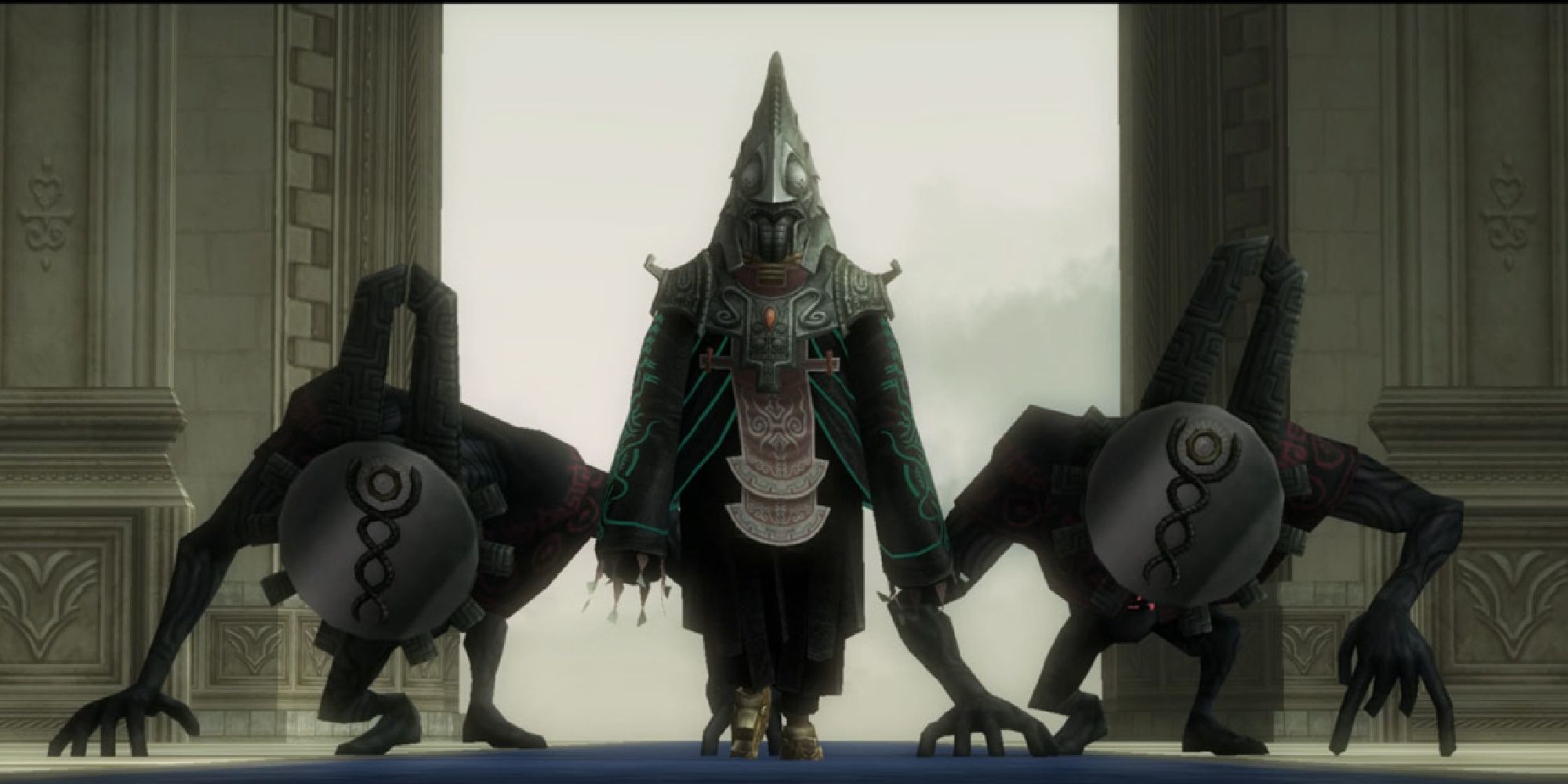 Zant entering Hyrule Castle with his Twilight Beasts in Twilight Princess