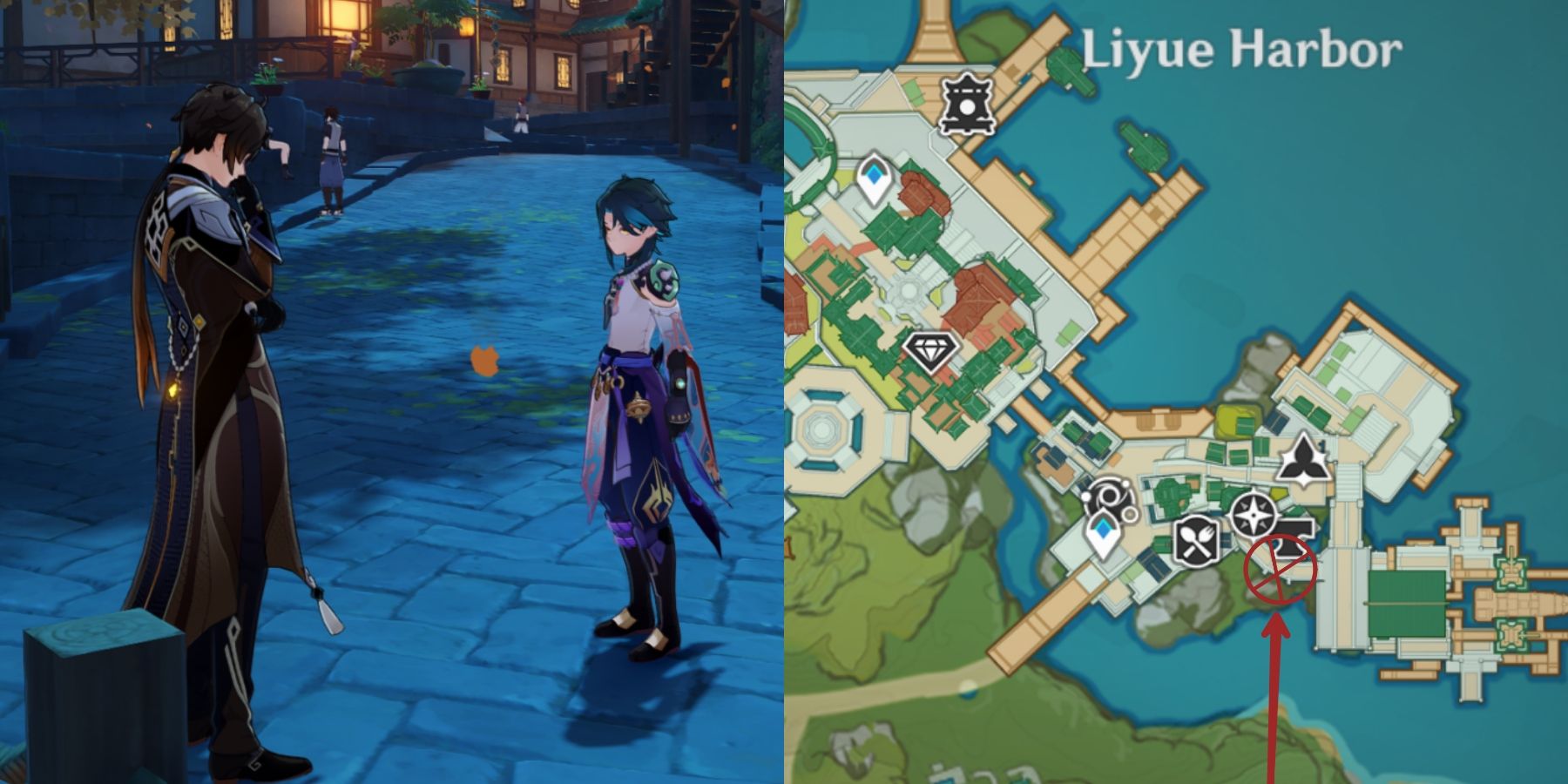 Genshin Impact All Liyue Characters' Locations During Lantern Rite