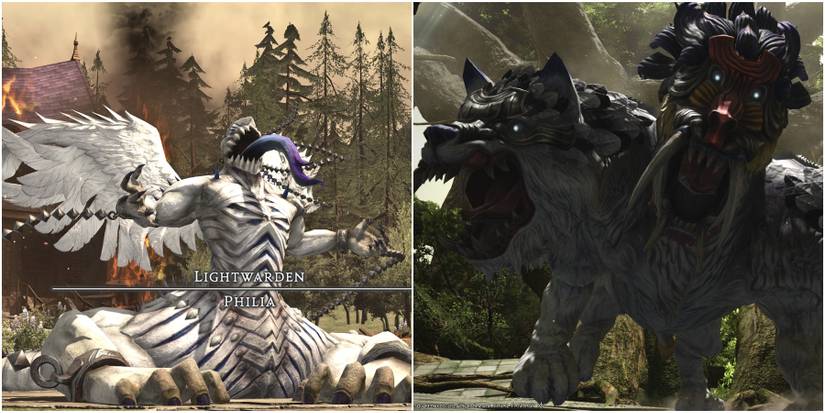 Split image of Philia and Eros.