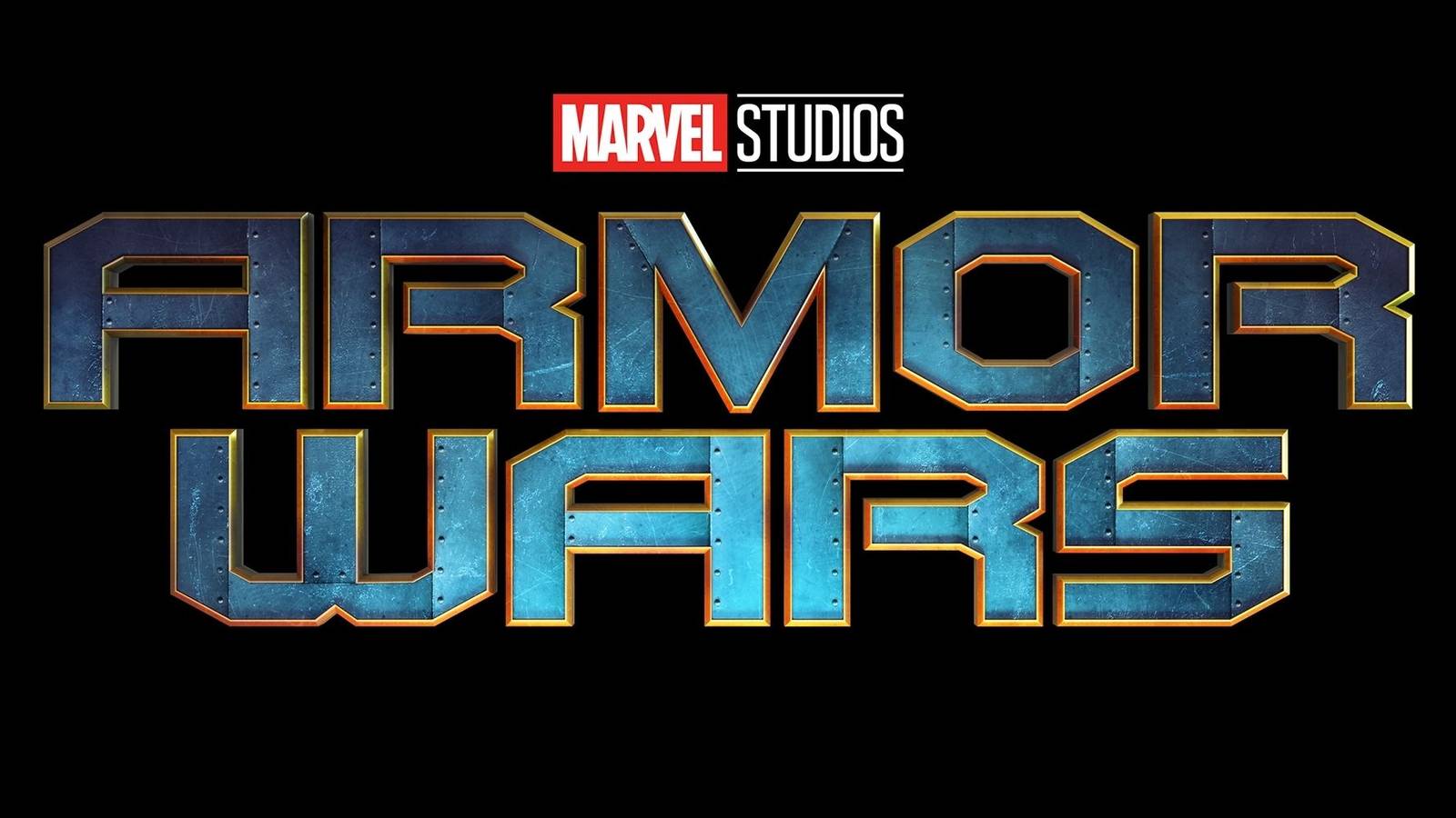 Official logo image of the MCU show Armor Wars. 
