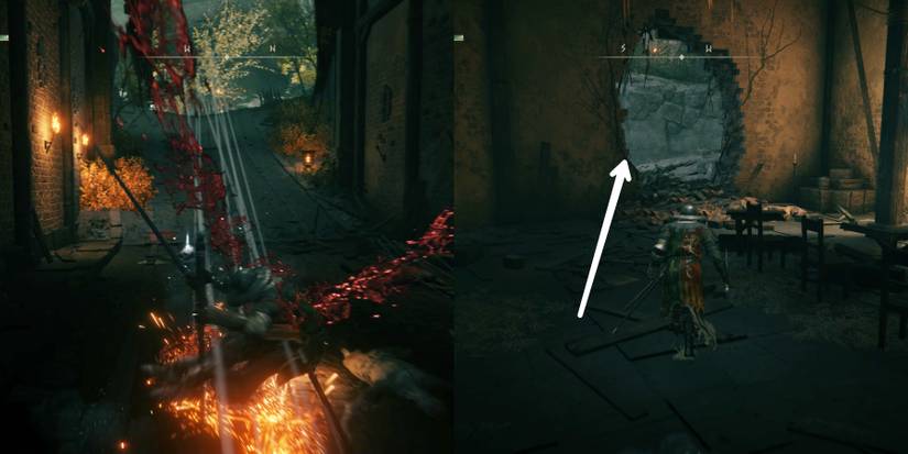 arrows ambush and secret entrance in elden ring