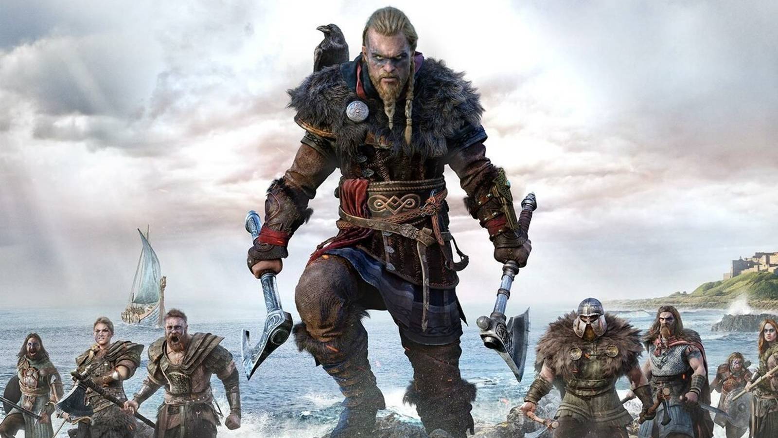 assassins creed valhalla cover art logoless