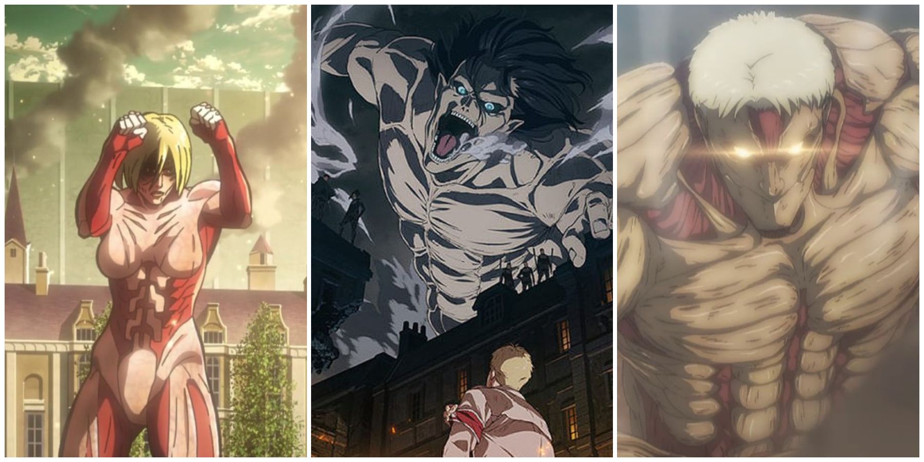 Attack on Titan Characters: All 7 Titan Shifters 