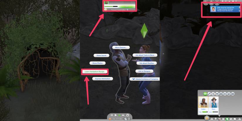 baby Ariel and the hermit in the sims 4