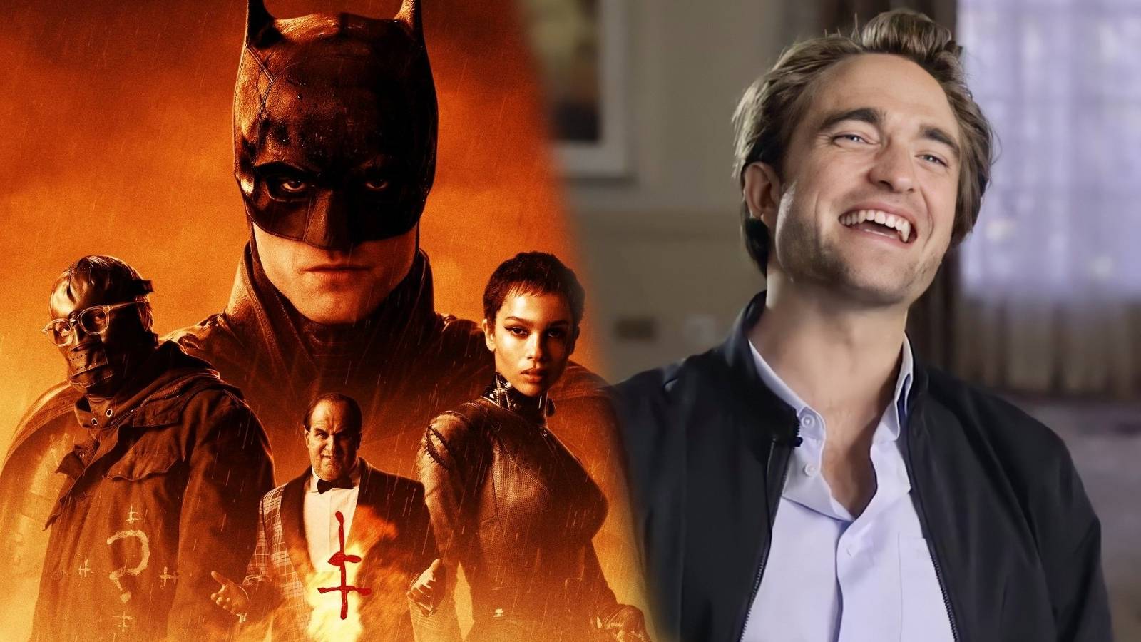 The Batman Robert Pattinson laugh