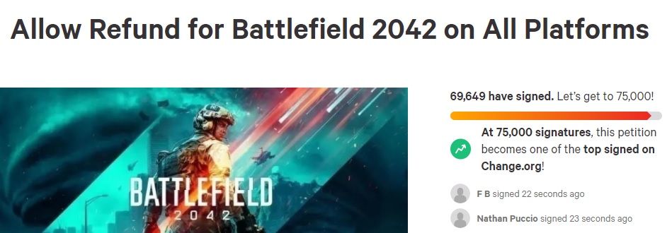 battlefield 2042 steam refund reddit