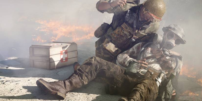 battlefield 5 medic healing someone 