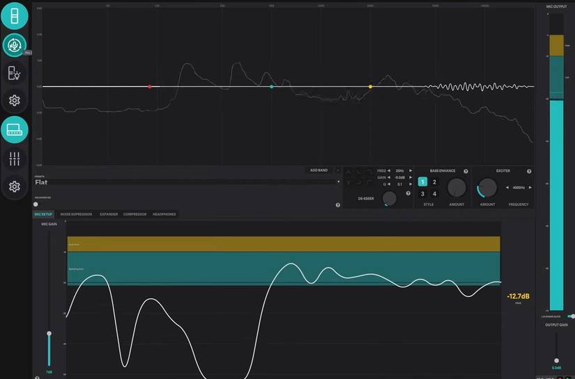 beacn app usb mic gain control