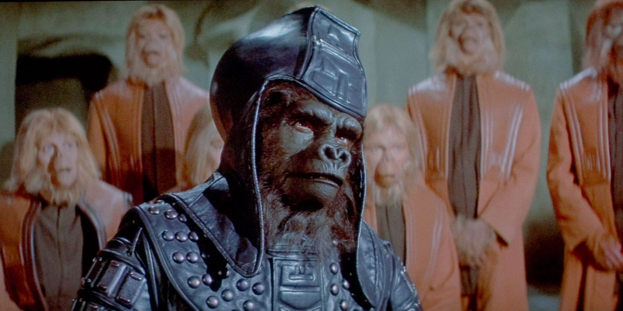 A gathering of apes in Beneath the Planet of the Apes