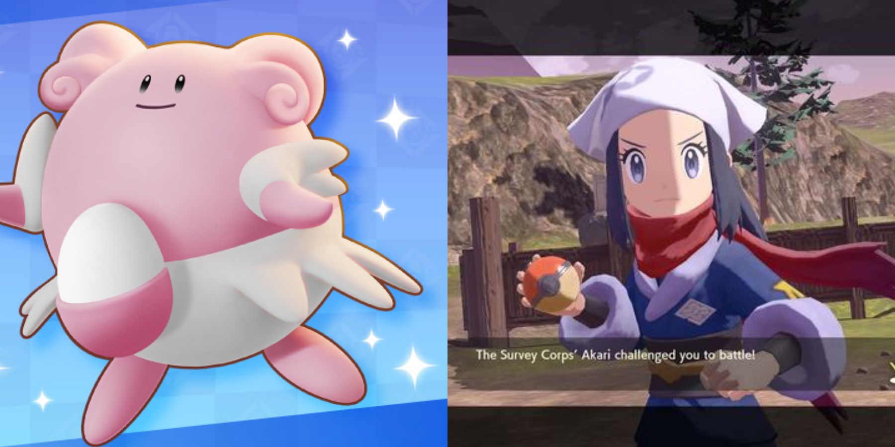 Wholesome Pokemon Legends Arceus Clip Shows Wild Blissey Protecting