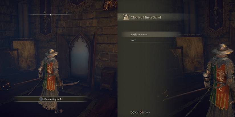 clouded mirror stand in elden ring