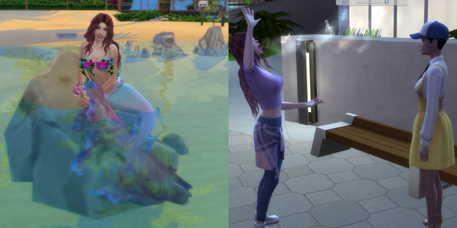 cover image for how to become a mermaid in the sims 4