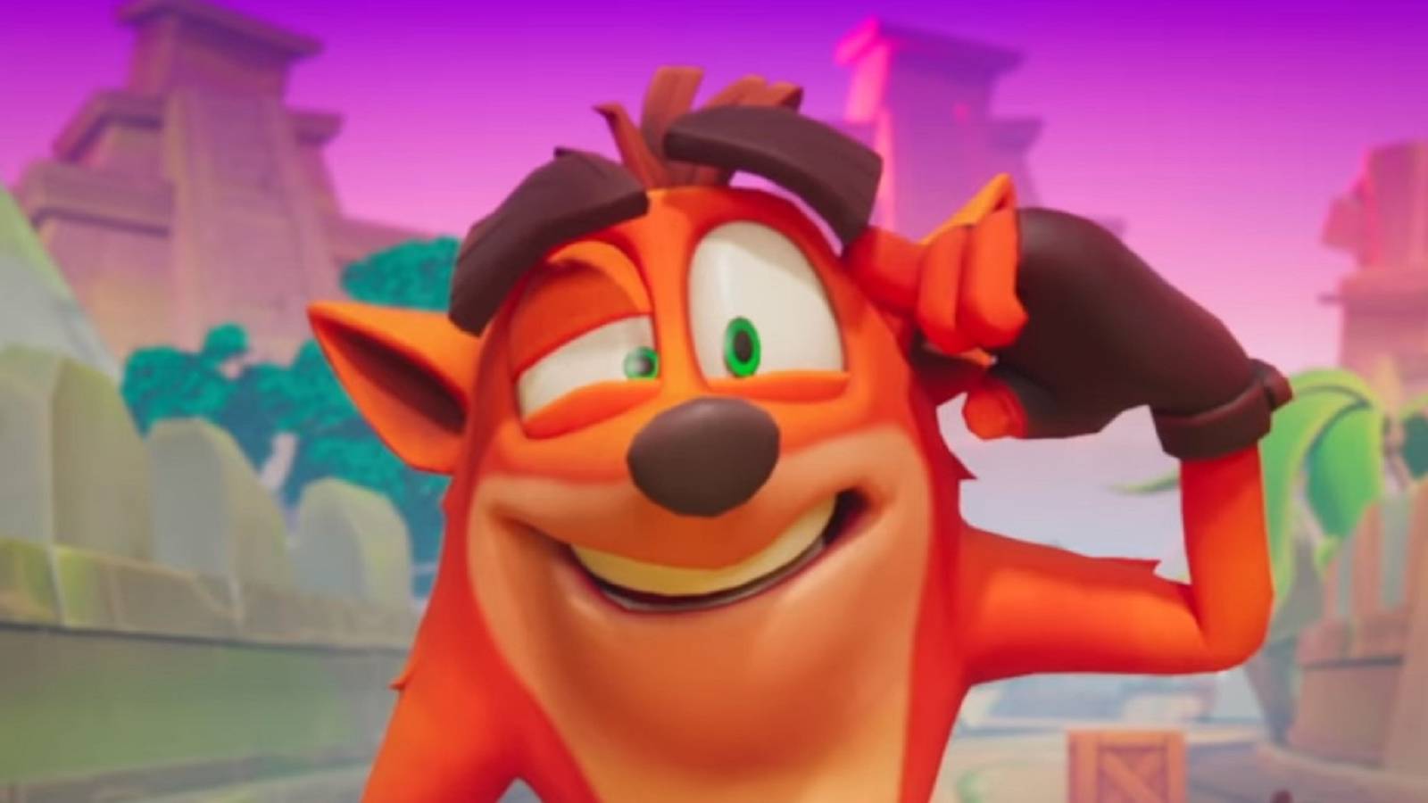 crash bandicoot face feature