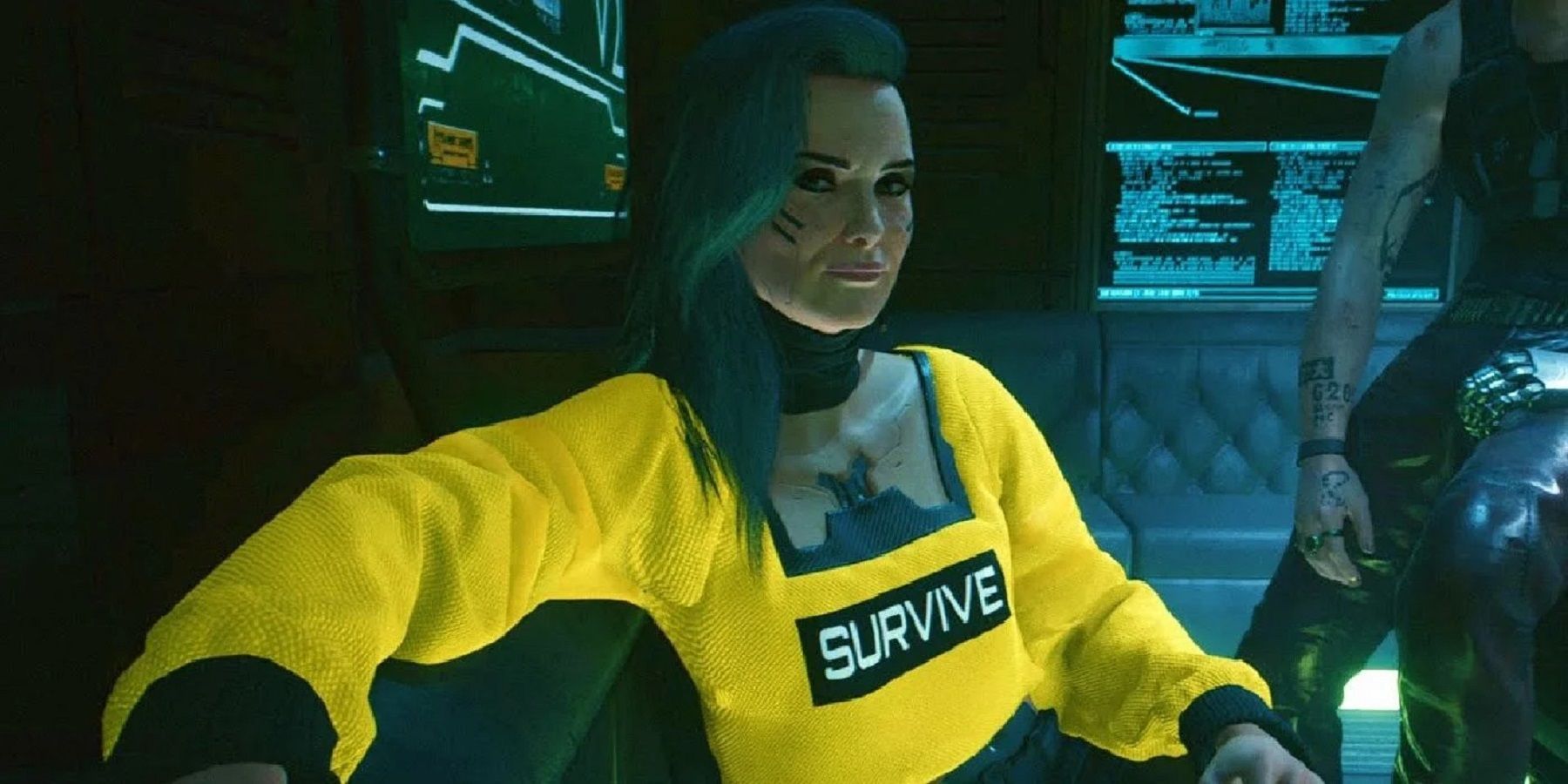 cyberpunk 2077 rogue survive shirt feature