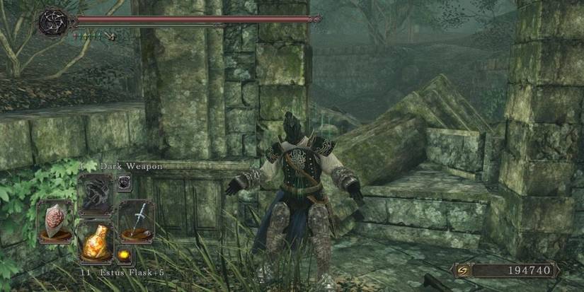 Broken pillar in Dark Souls 2