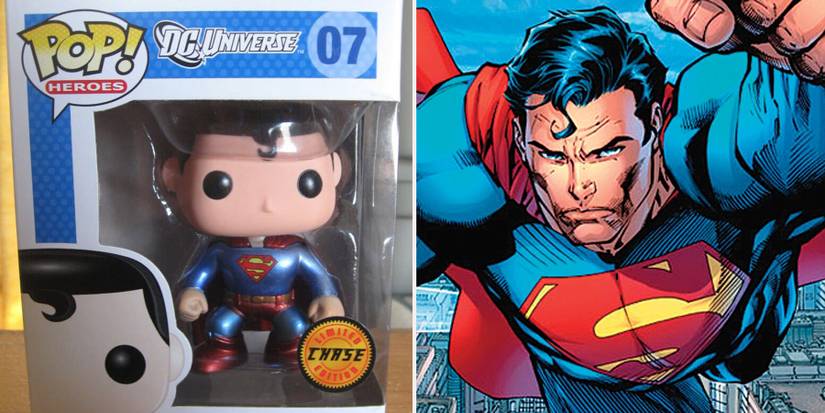 dc universe funko pop superman bobblehead