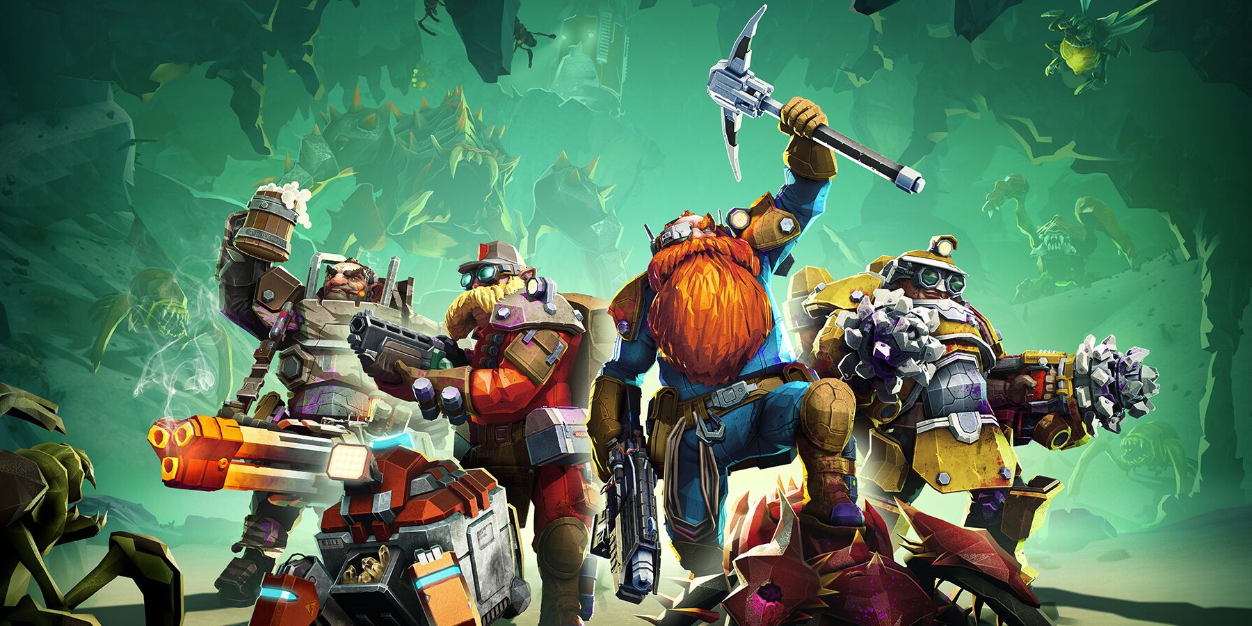 deep rock galactic game art