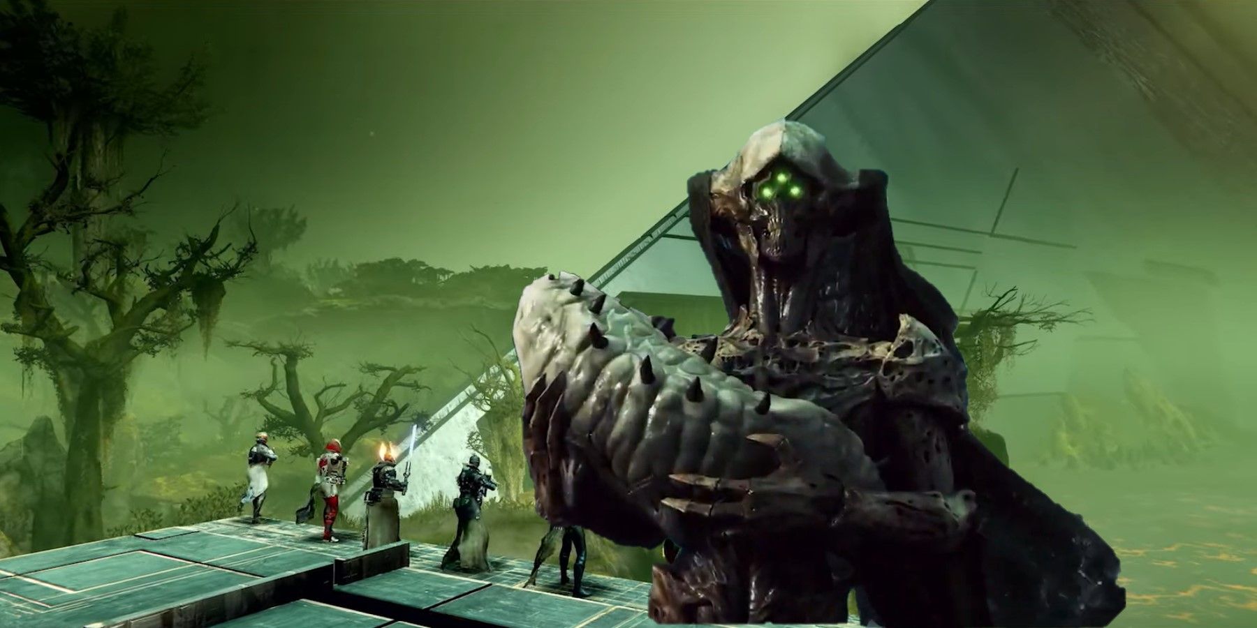destiny 2 the witch queen expansion launch trailer details story development savathun hive worm god stolen light powers traveler the witch queen raid release pyramid ship swamp