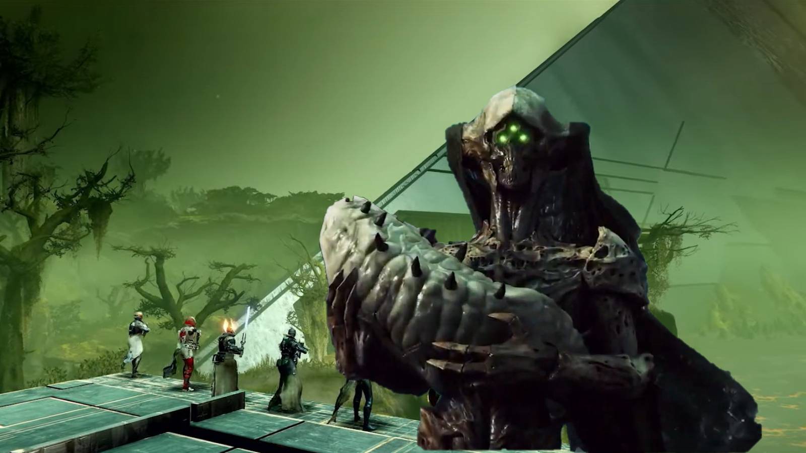 destiny 2 the witch queen expansion launch trailer details story development savathun hive worm god stolen light powers traveler the witch queen raid release pyramid ship swamp