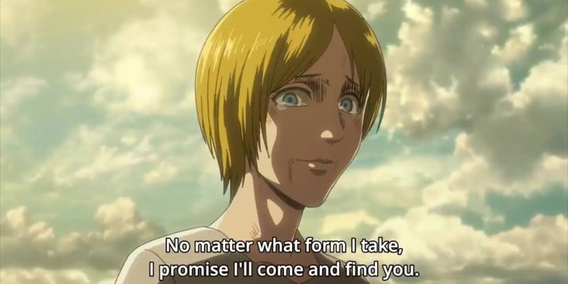 dina fritz before turning into a titan in Attack on Titan