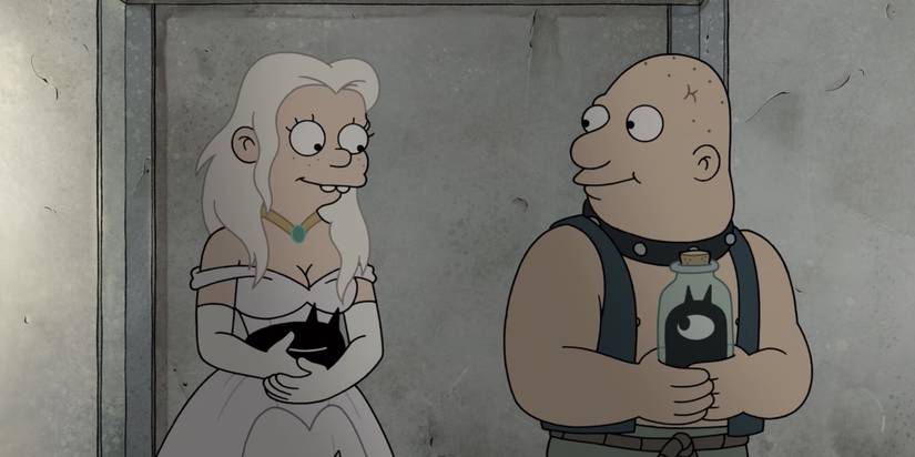 disenchantment part 4 bean, joey, and luci Cropped