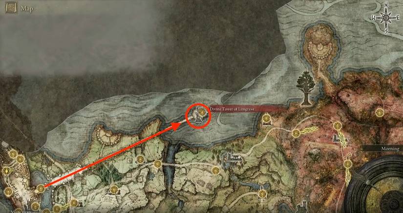 divine tower location elden ring
