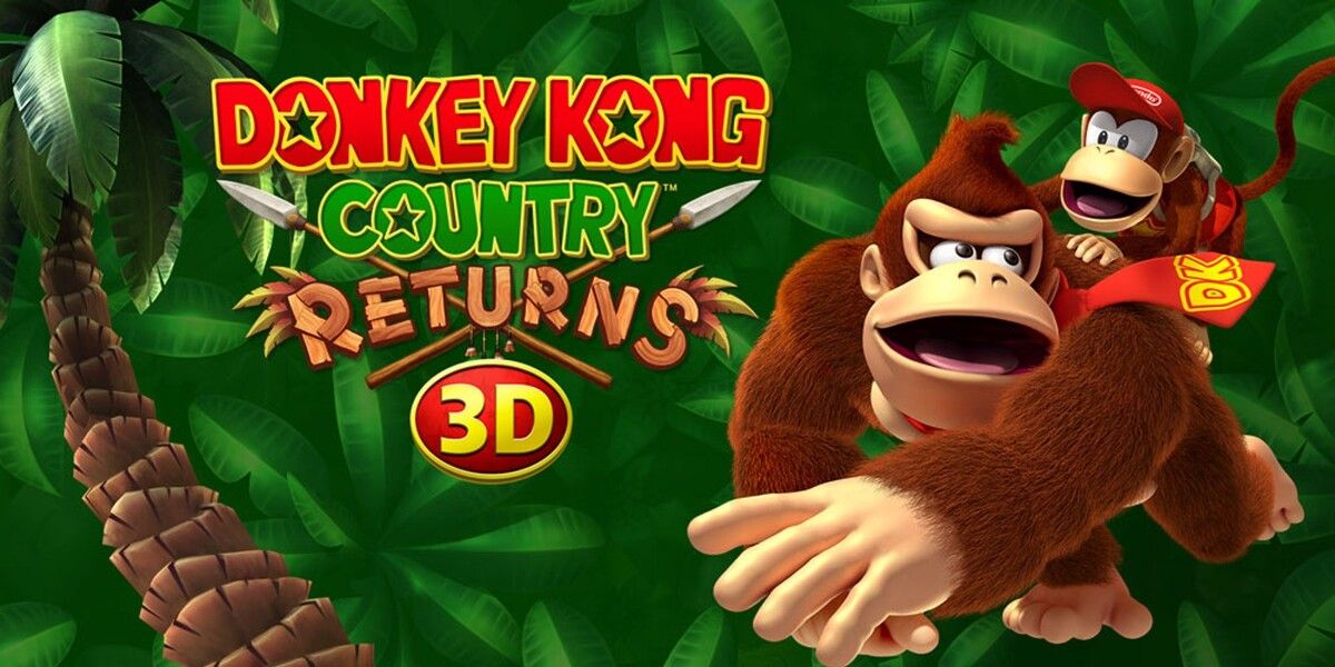 Donkey Kong Country Returns 3D cover art