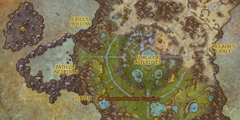 drowned broker supplies location world of warcraft zereth mortis