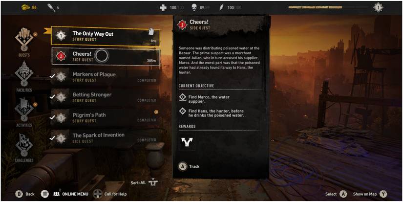 dying light 2 Level 2 mission Cheers