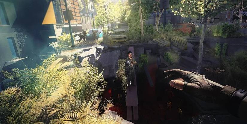 dying light 2 character jumping between sections 