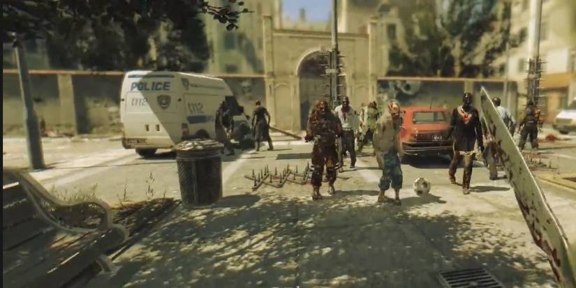 dying light 2 character with the kurki blade 