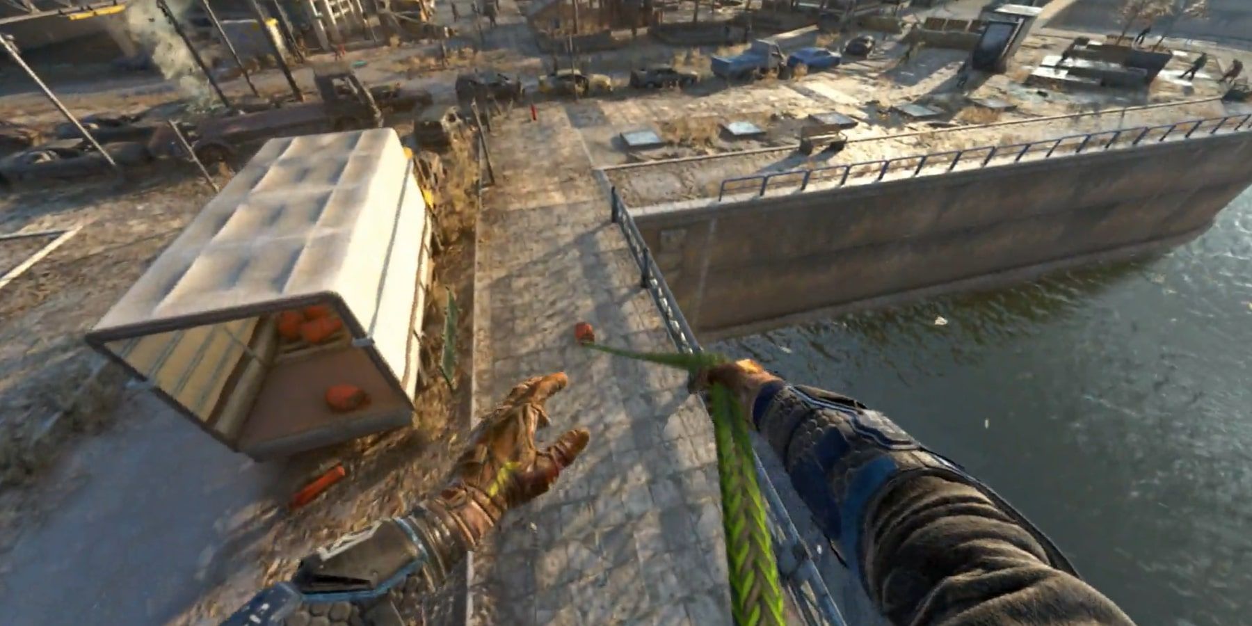 Impressive Dying Light 2 Clip Shows Just How Much the Grappling Hook Can Improve Combat