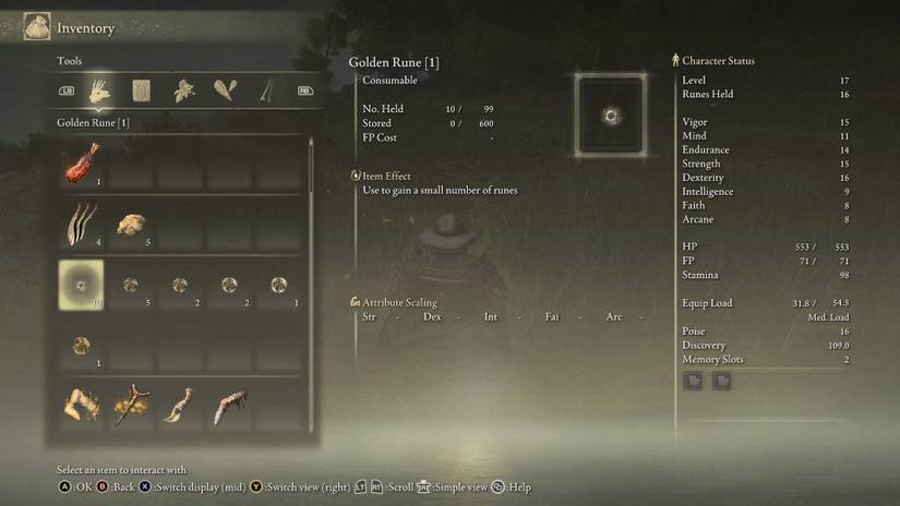 elden ring golden runes