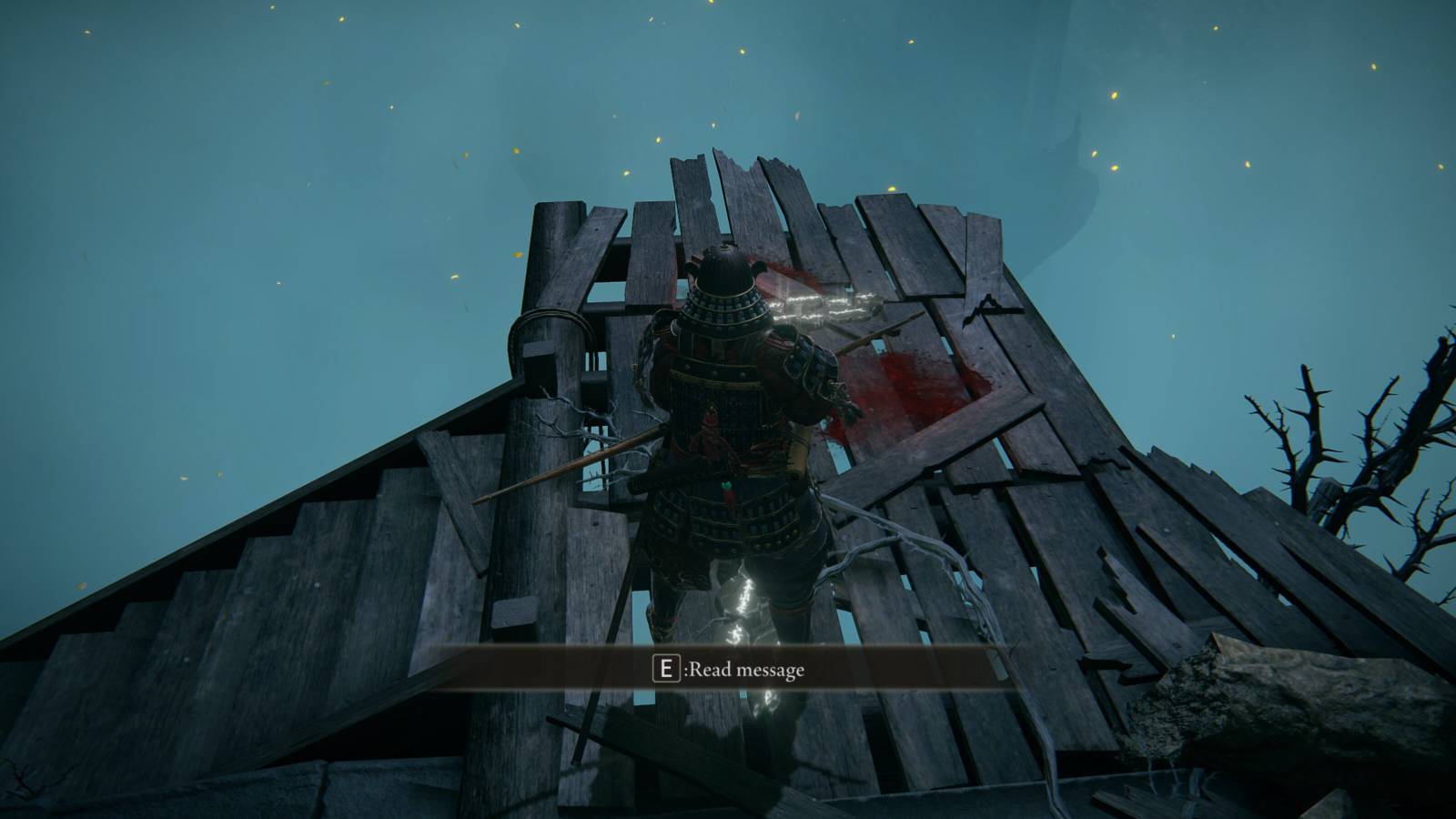 elden ring samurai message