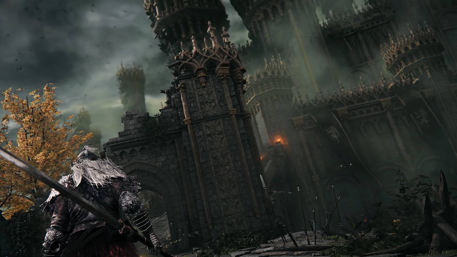 elden ring stormveil castle statue break