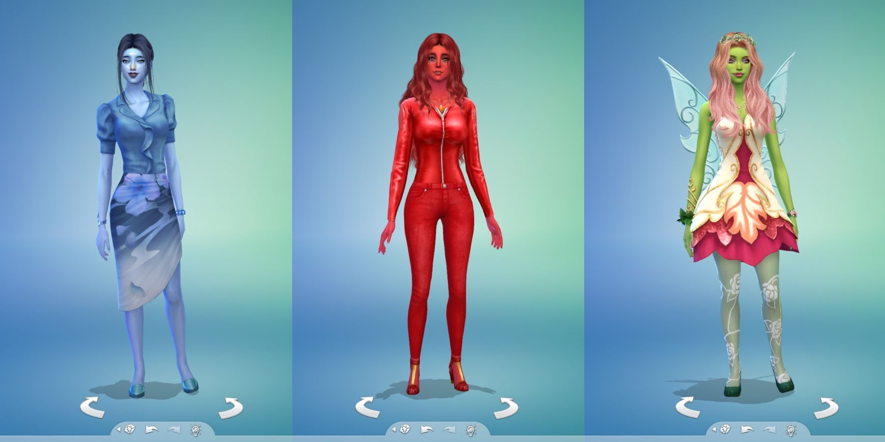 elements cas challenge in the sims 4