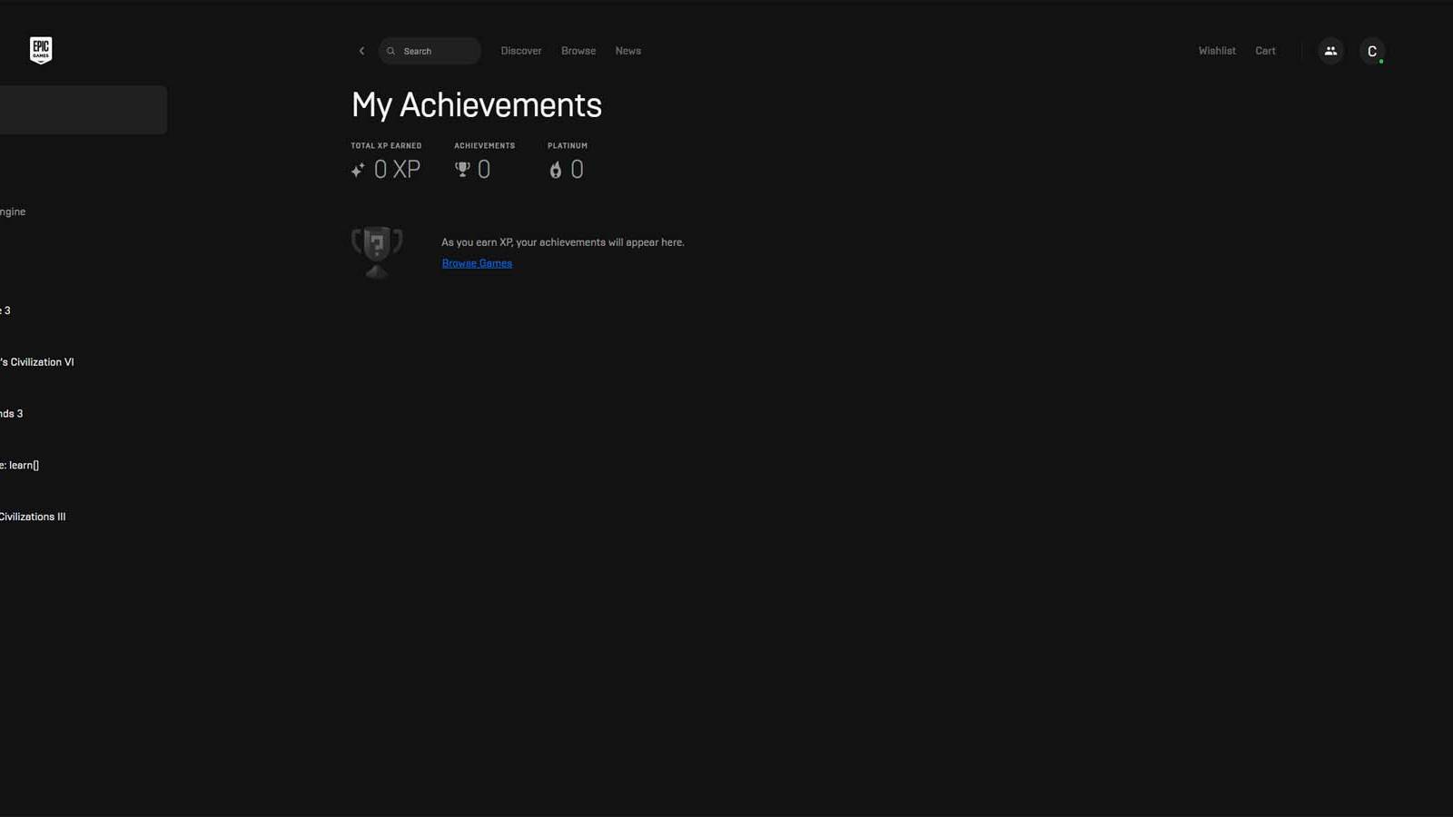 epic games store achievements sync