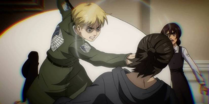 eren vs armin in aot