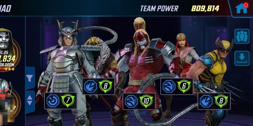 Best War Defense Teams In Marvel Strike Force