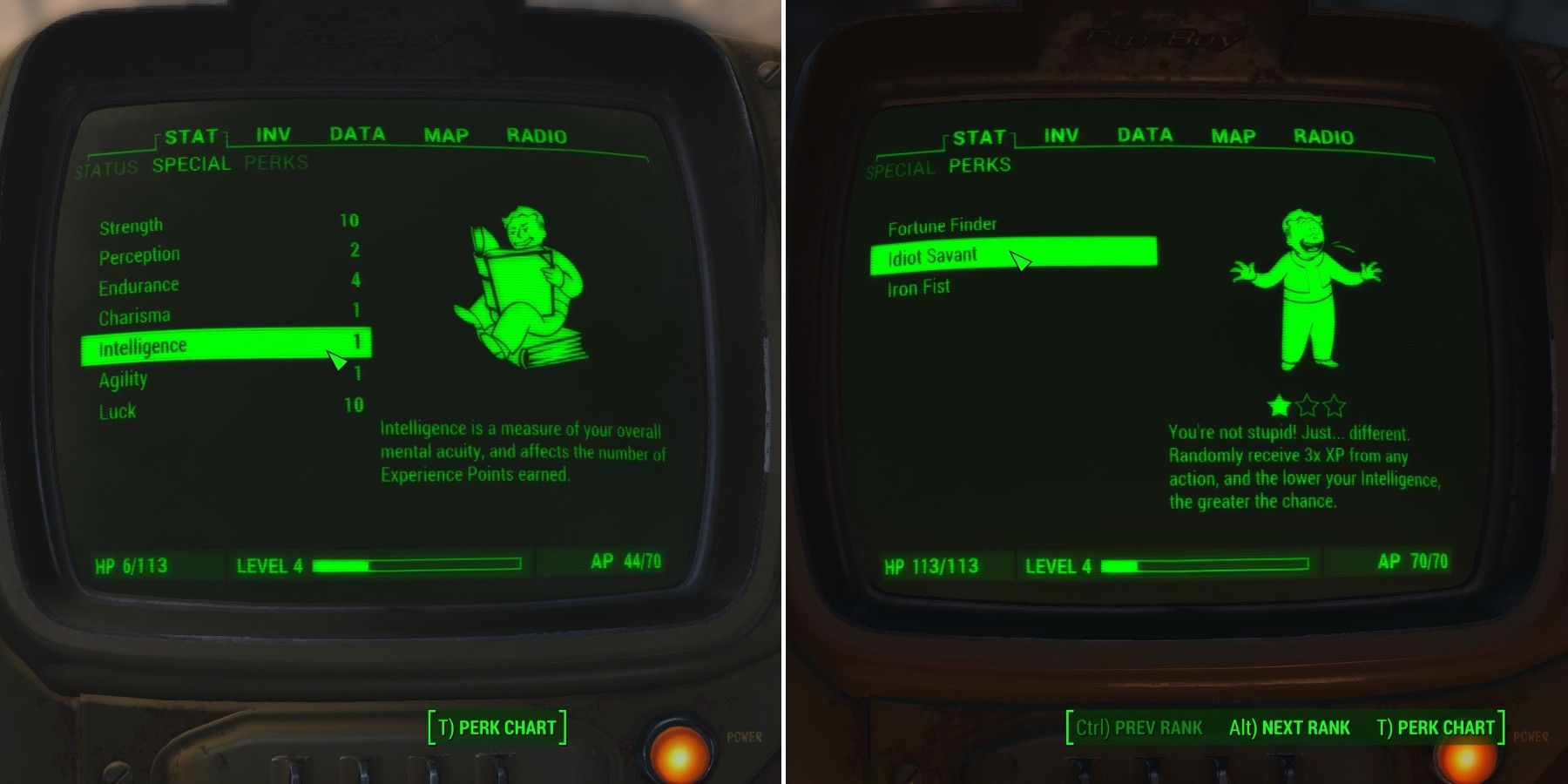 fallout 4 idiot savant build