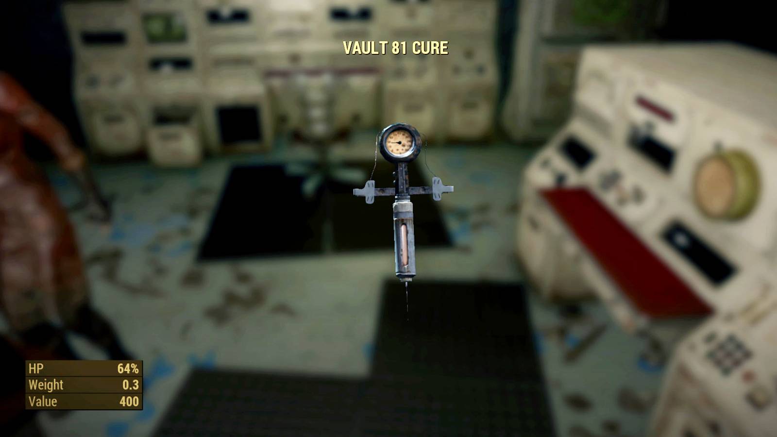 fallout 4 vault 81 cure item showcase